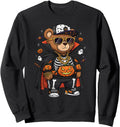 Authentic Hip Hop Teddy Bear Halloween Hoodie - Custom Art Print Unisex - T-Shirt, Sweatshirt, Hoodie