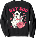 Exclusive Groovy Hey Boo Ghost Hoodie - Fun Novelty Design Men Women - T-Shirt, Sweatshirt, Hoodie
