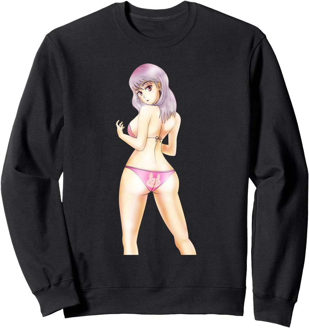 Original Lewd Japanese Anime Sexy Anime Sweatshirt - Unique Graphic Unisex - T-Shirt, Sweatshirt, Hoodie