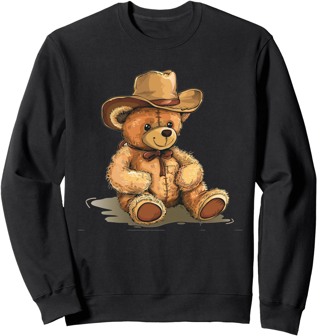 Texan Teddy Bear Cowboy Hat Costume T-Shirt - Casual Everyday Wear Unisex - T-Shirt, Sweatshirt, Hoodie