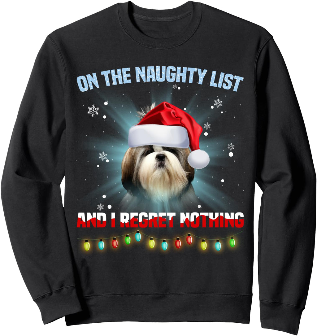 Handcrafted Naughty List And I Regret Hoodie - Streetwear Style Men Women - T-Shirt, Sweatshirt, Hoodie