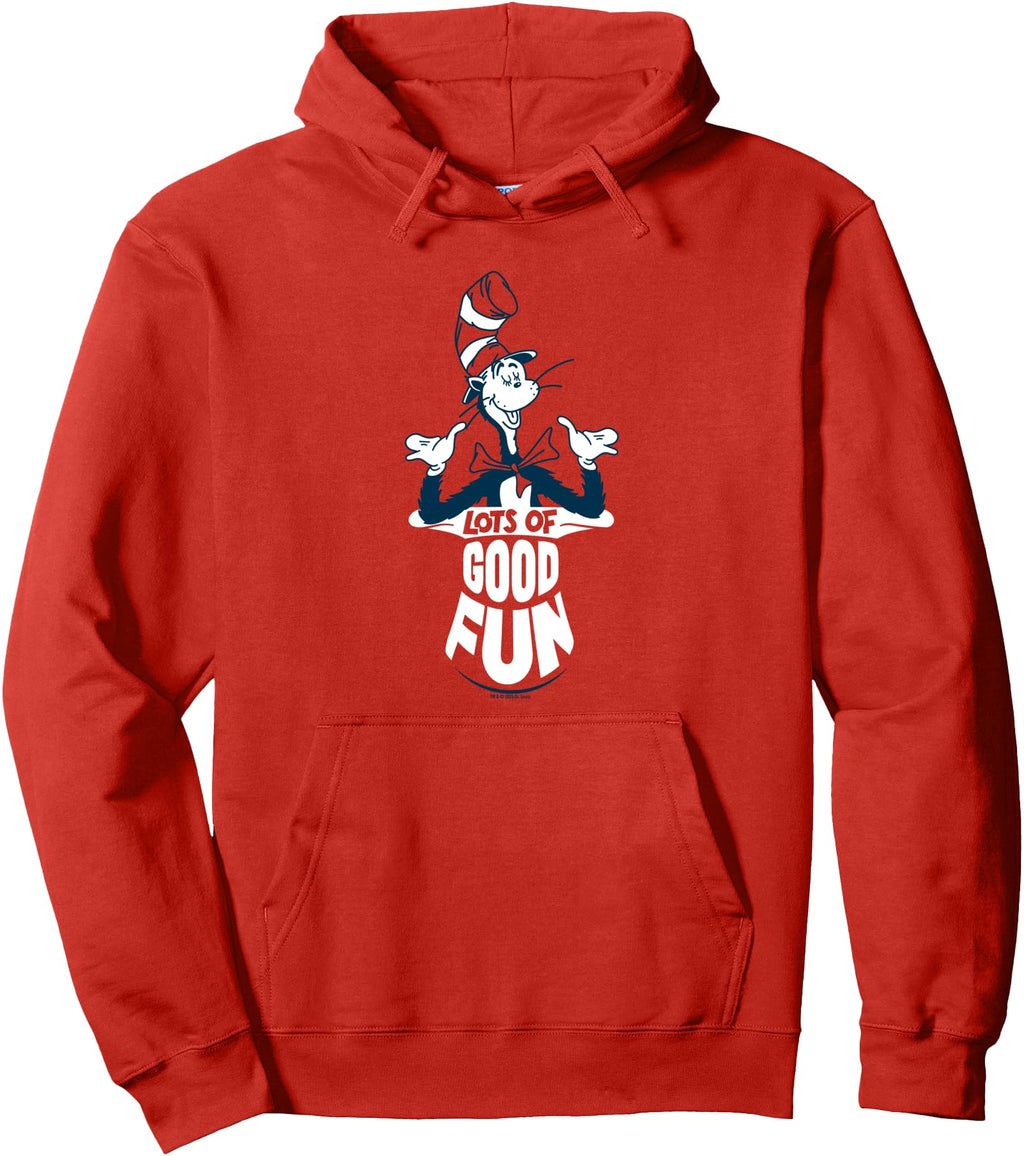 Original Cat Hat Lot S Good Fun Hoodie - Novelty Apparel Men Women - T-Shirt, Sweatshirt, Hoodie
