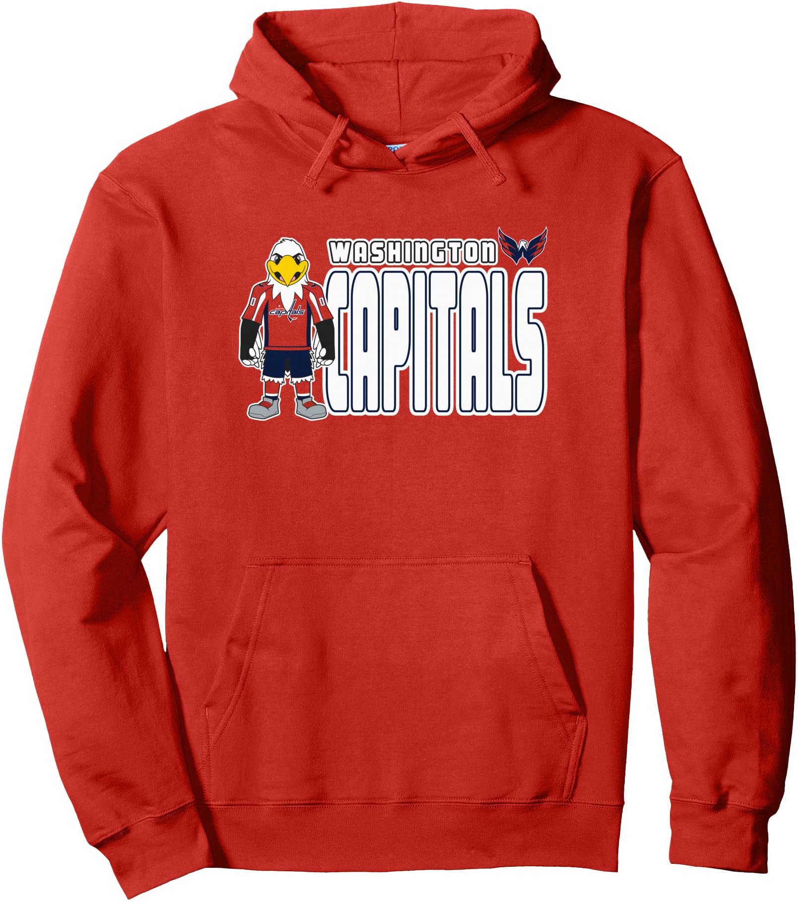 Handcrafted Washington Capitals Mascot Hoodie - Streetwear Style Men Women - T-Shirt, Sweatshirt, Hoodie