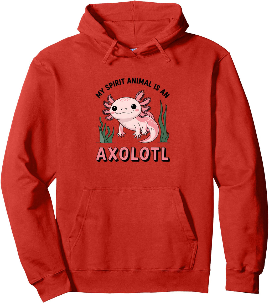 Spirit Animal Axolotl Anime Kawaii T-Shirt - Fun Novelty Design Unisex - T-Shirt, Sweatshirt, Hoodie
