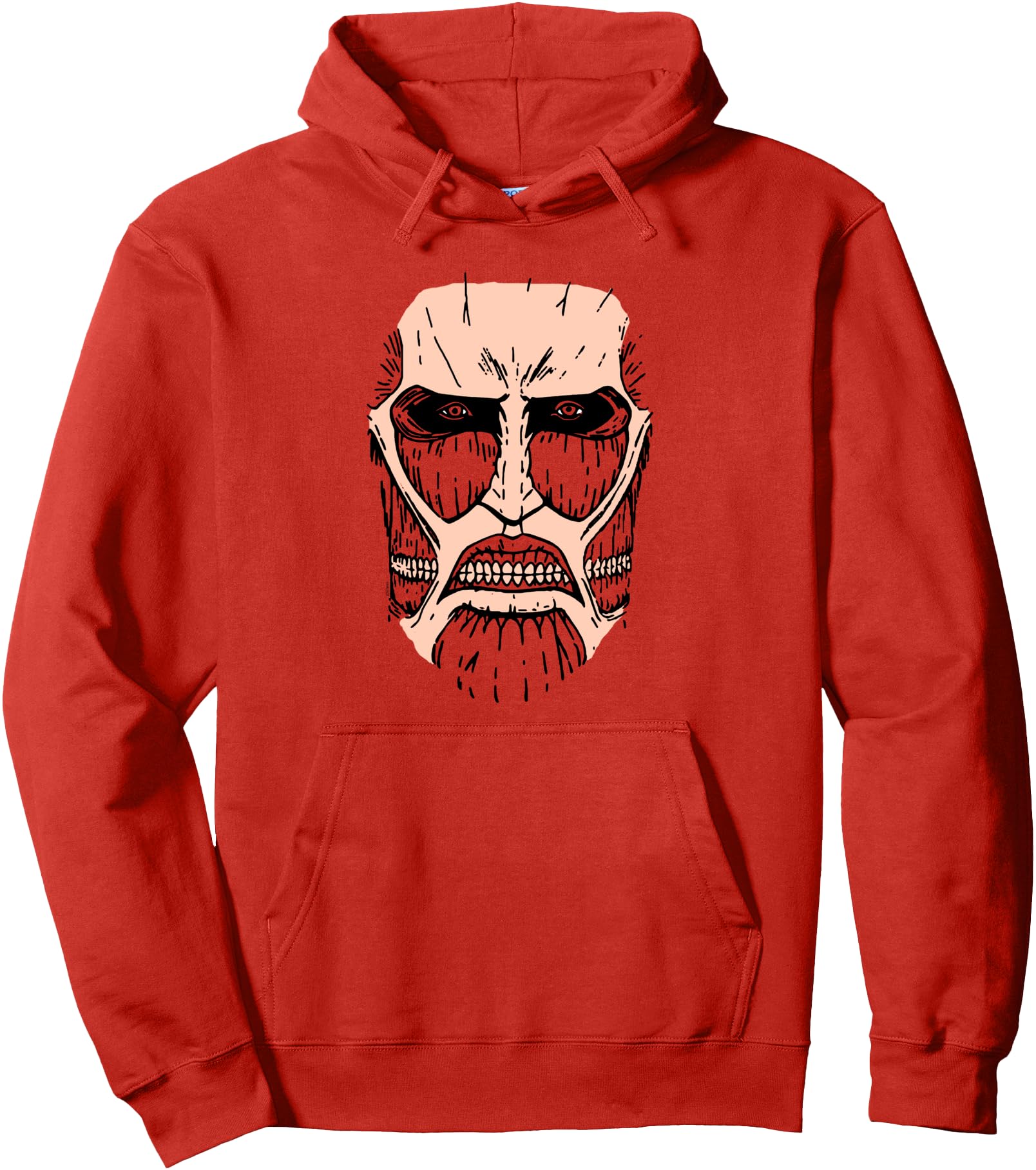 Original Attack Titan Colossal Titan Face Hoodie - Unique Graphic Unisex - T-Shirt, Sweatshirt, Hoodie
