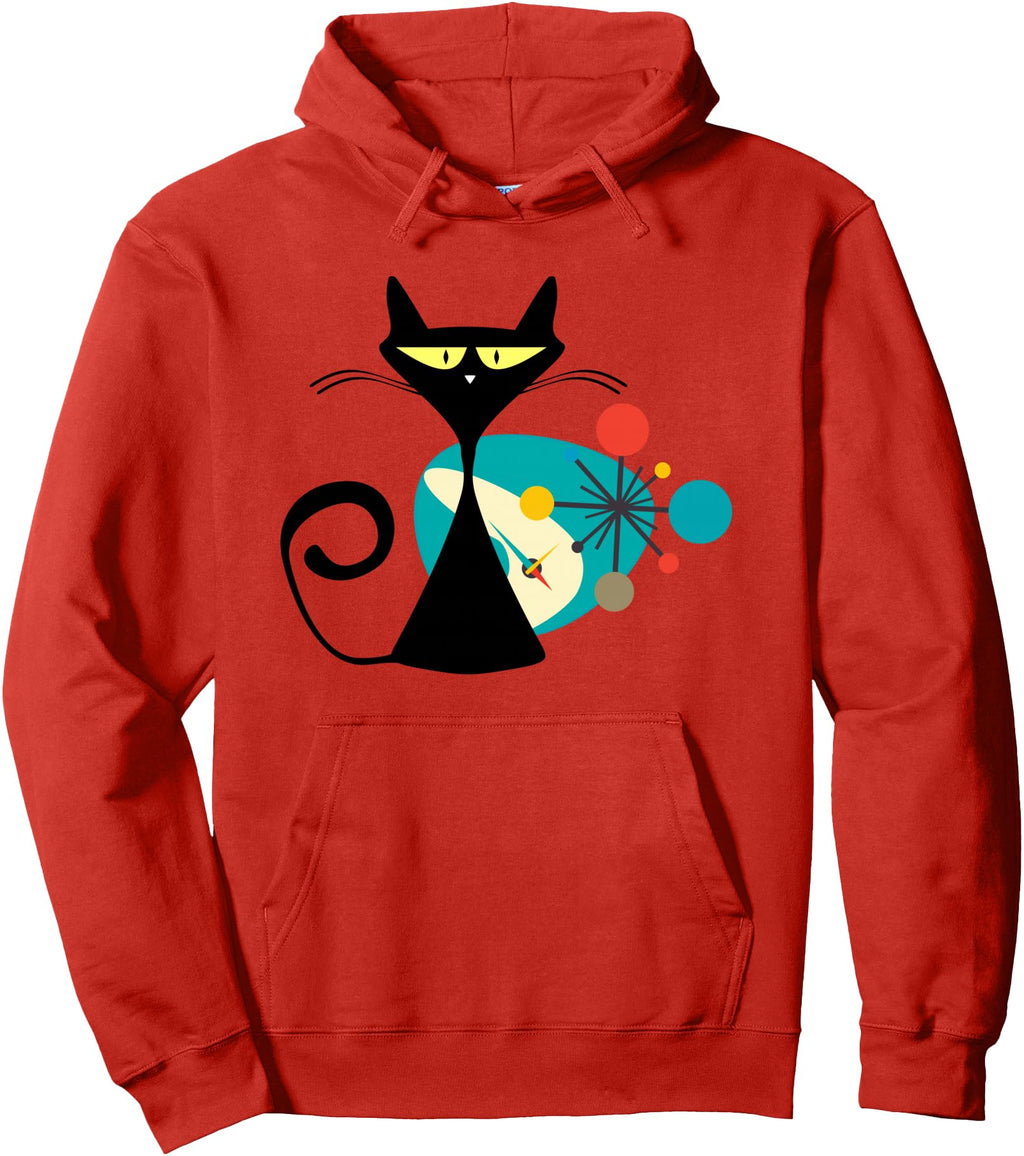 Original Midcentury Mid Century Cat Hoodie - Aesthetic Graphic Men Women - T-Shirt, Sweatshirt, Hoodie