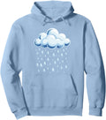 White Clouds Rain Drop Costume Hoodie - Streetwear Style Unisex - T-Shirt, Sweatshirt, Hoodie