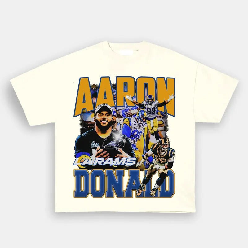 AARON DONALD 2 TEEee Vintage Baseball PGA Masters - Adult & Kids T-Shirts, Sweatshirts & Hoodies apparel design preview 1