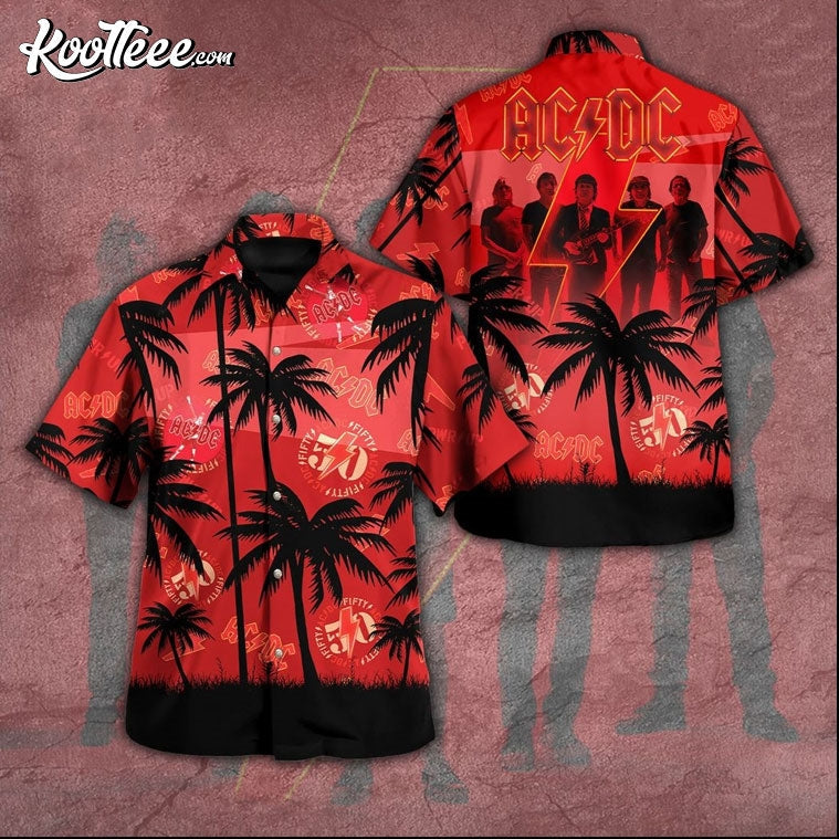 ACDC Fifty Hawaiian - Adult & Kids T-Shirts, Sweatshirts & Hoodies apparel design preview 1