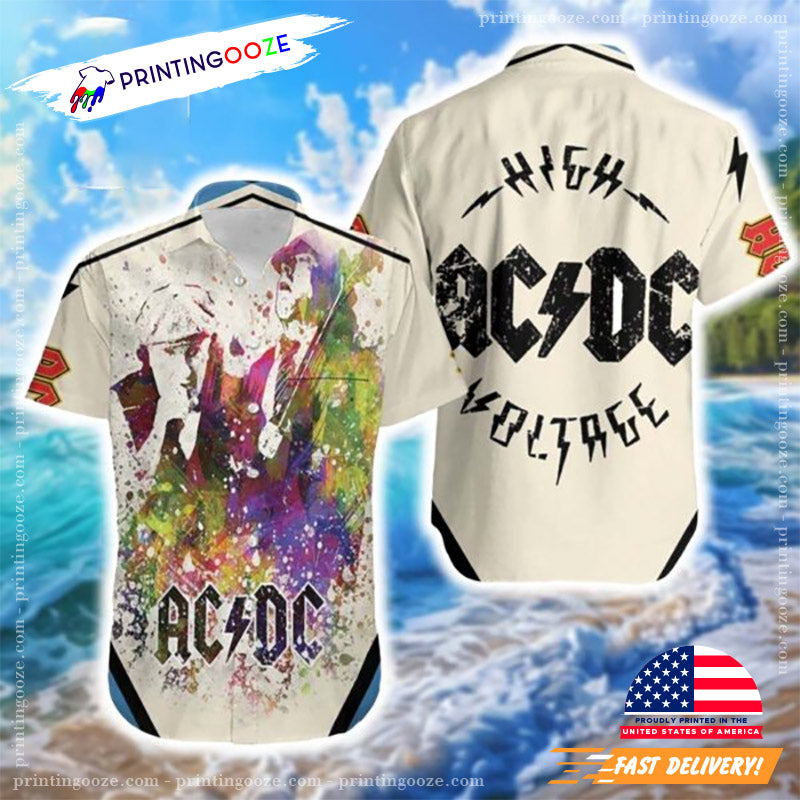 ACDC In Color Aged Pixel Paint Drop Summer 2025 - Adult & Kids T-Shirts, Sweatshirts & Hoodies apparel design preview 1