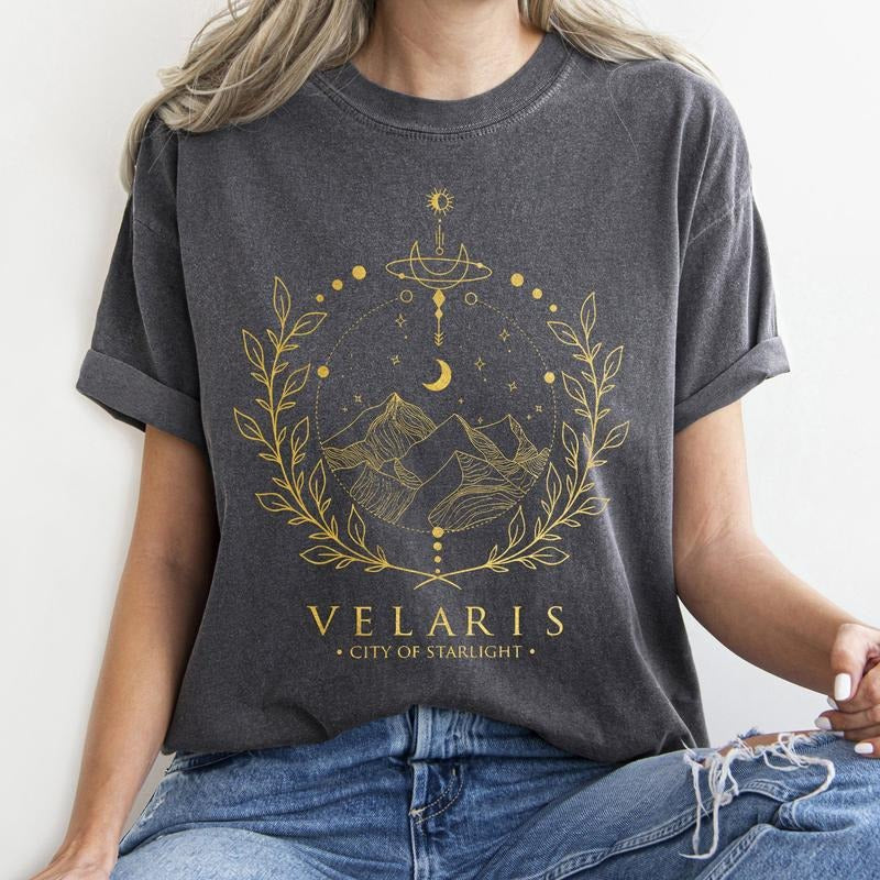 ACOTAR Velaris City Starlight Boho Comfort Colors - Adult & Kids T-Shirts, Sweatshirts & Hoodies apparel design preview 1