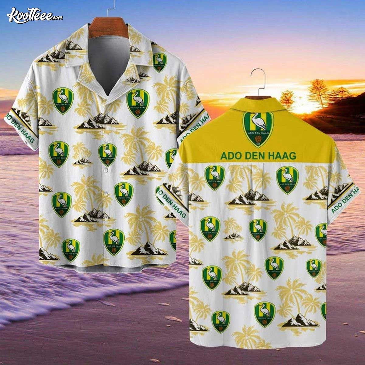 ADO Den Haag Eredivisie Hawaiian And Shorts - Adult & Kids T-Shirts, Sweatshirts & Hoodies apparel design preview 1