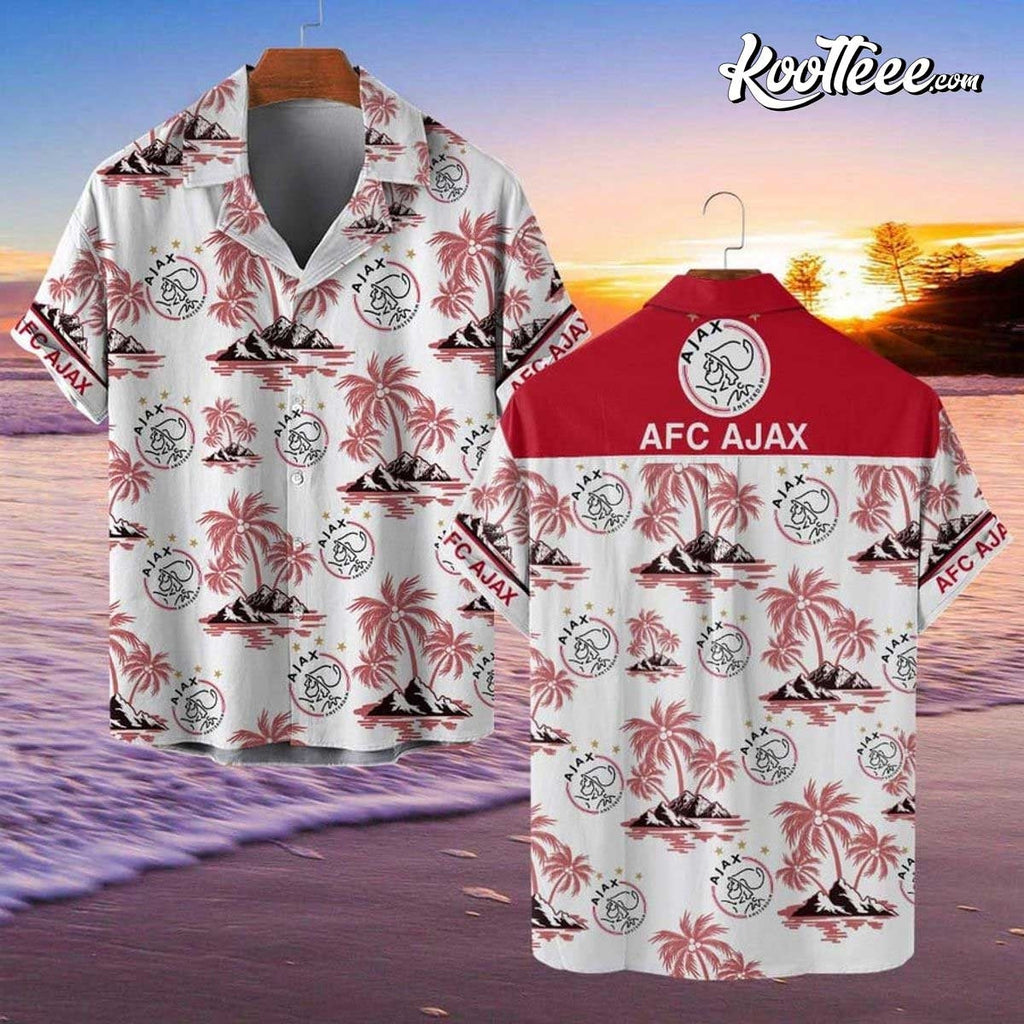 AFC Ajax Eredivisie Hawaiian And Shorts - Adult & Kids T-Shirts, Sweatshirts & Hoodies apparel design preview 1
