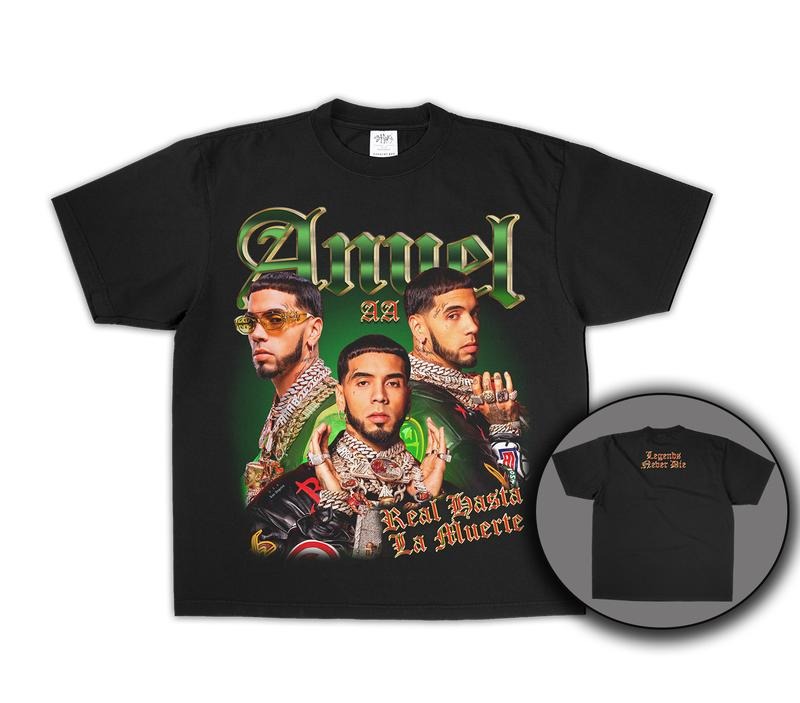 ANUEL AA REAL HLM Top - Adult & Kids T-Shirts, Sweatshirts & Hoodies apparel design preview 1