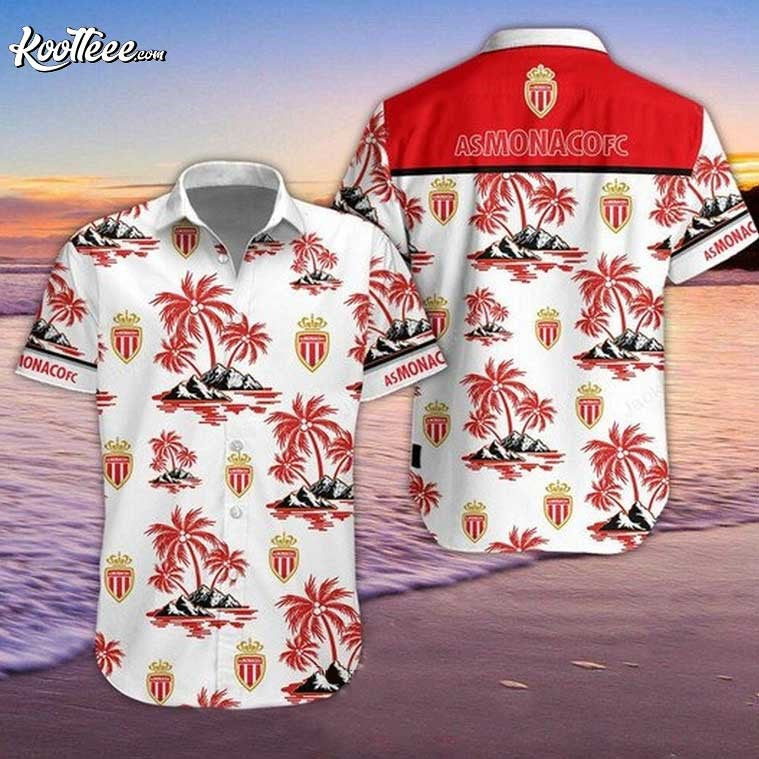 AS Monaco FC Hawaiian And Shorts - Adult & Kids T-Shirts, Sweatshirts & Hoodies apparel design preview 1