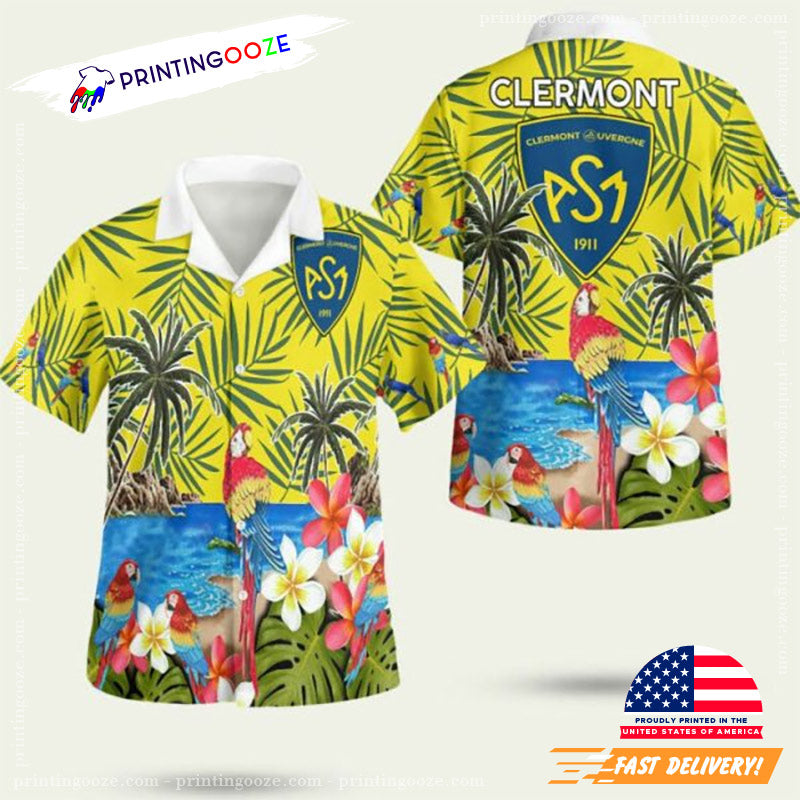 ASM Clermont Auvergne Rugby Hawaiian - Adult & Kids T-Shirts, Sweatshirts & Hoodies apparel design preview 1