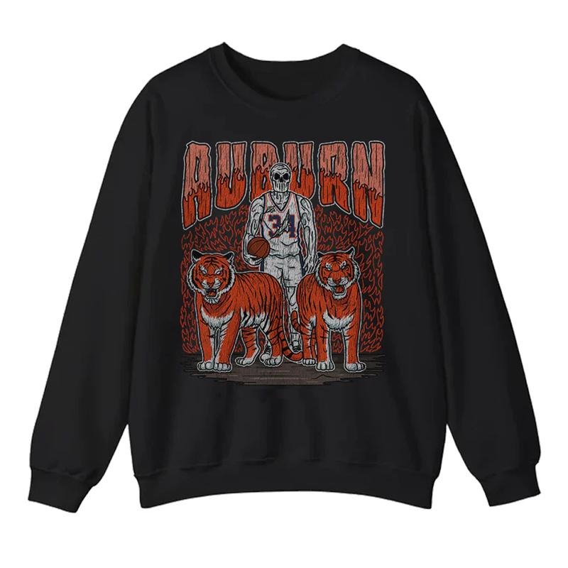 AUBURN Basketball NCAA Classic Tigers Teams March - Adult & Kids T-Shirts, Sweatshirts & Hoodies apparel design preview 1