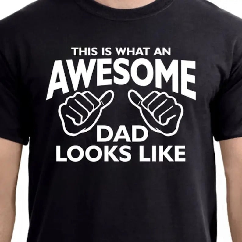 AWESOME DAD This Is What Like Funny Daddy - Adult & Kids T-Shirts, Sweatshirts & Hoodies apparel design preview 1