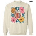 Abstract Flowers Pumpkin 'NLB' - Adult & Kids T-Shirts, Sweatshirts & Hoodies apparel design preview 1
