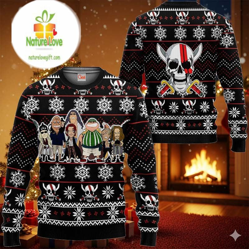 Ace Spade Pirates Anime Xmas Gifts 3545 Ugly Christmas Sweater - Holiday Gift product image