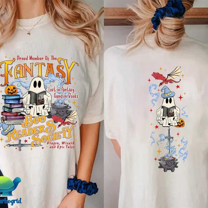 Acotar Ghost Throne Glass Bookish Halloween Thirteen - Adult & Kids T-Shirts, Sweatshirts & Hoodies apparel design preview 1