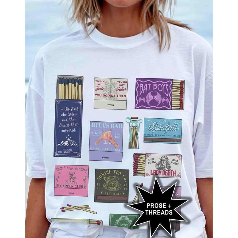 Acotar Matchbox Collage Velaris Sarah J Maas Sjm Bat - Adult & Kids T-Shirts, Sweatshirts & Hoodies apparel design preview 1