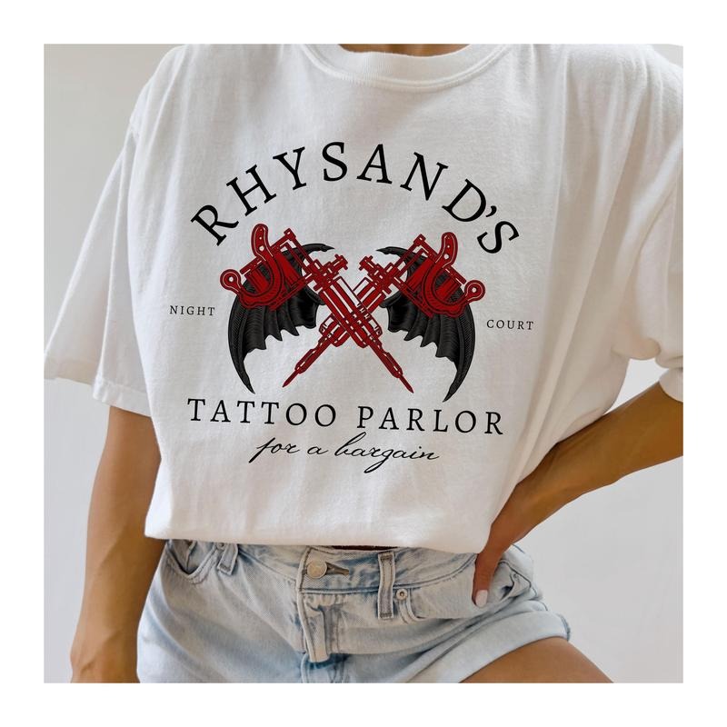 Acotar Velaris Rhysand'S Tattoo Parlor Feyre Rhysand - Adult & Kids T-Shirts, Sweatshirts & Hoodies apparel design preview 1