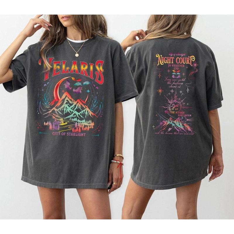 Acotar Velaris Night Court Dreams Rhysand Quotes - Adult & Kids T-Shirts, Sweatshirts & Hoodies apparel design preview 1