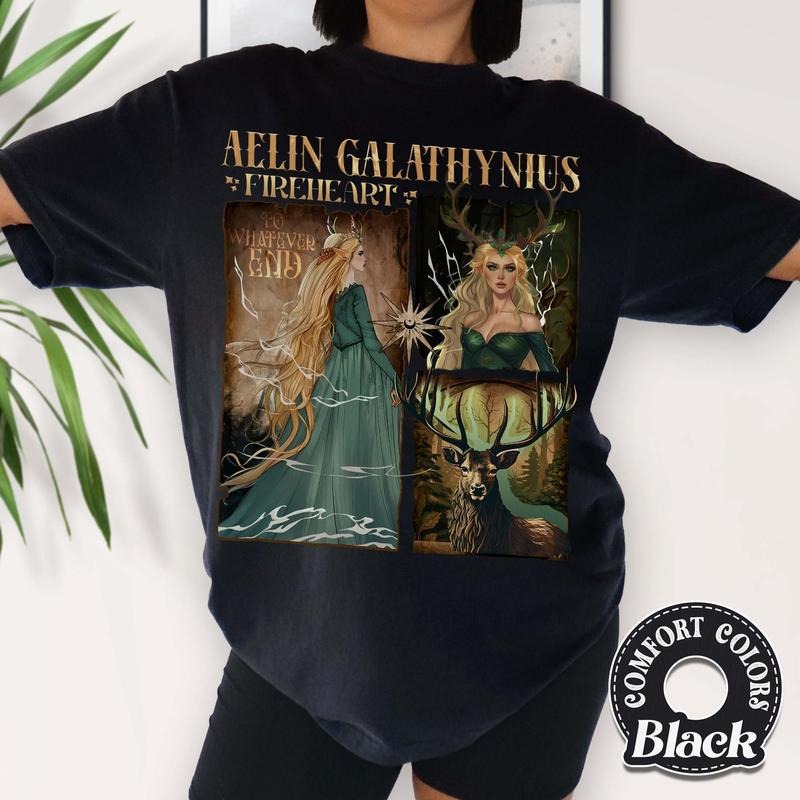 Aelin Galathynius Fireheart Throne Glass Fan Thirteen - Adult & Kids T-Shirts, Sweatshirts & Hoodies apparel design preview 1