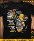 Africa Has Never Need World Always Black History BLM - Adult & Kids T-Shirts, Sweatshirts & Hoodies apparel design preview 1