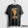 Against Me Hey George W Fuck You And Your Daddy Retro - Adult & Kids T-Shirts, Sweatshirts & Hoodies apparel design preview 1