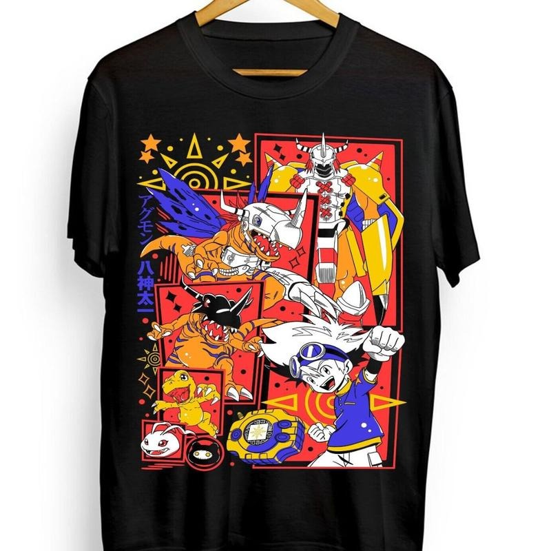 Agumon Adventure Veemon Digimon Omnimon Anime All - Adult & Kids T-Shirts, Sweatshirts & Hoodies apparel design preview 1