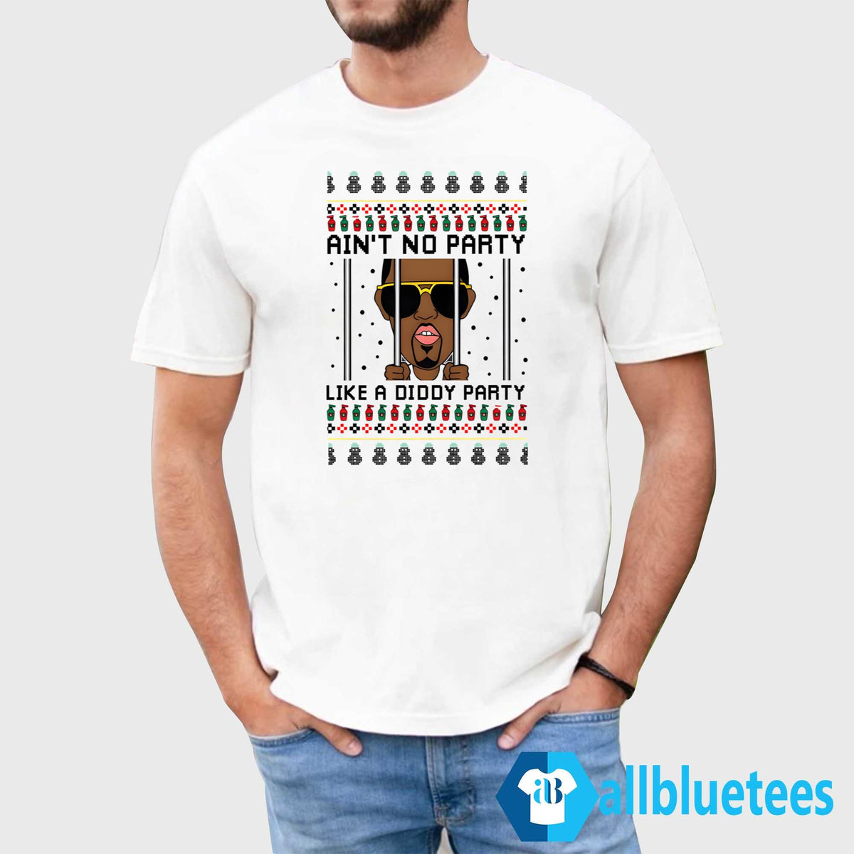 Ain’t No Party Like A Diddy Party Christmas Sweater - Holiday Gift product image 3