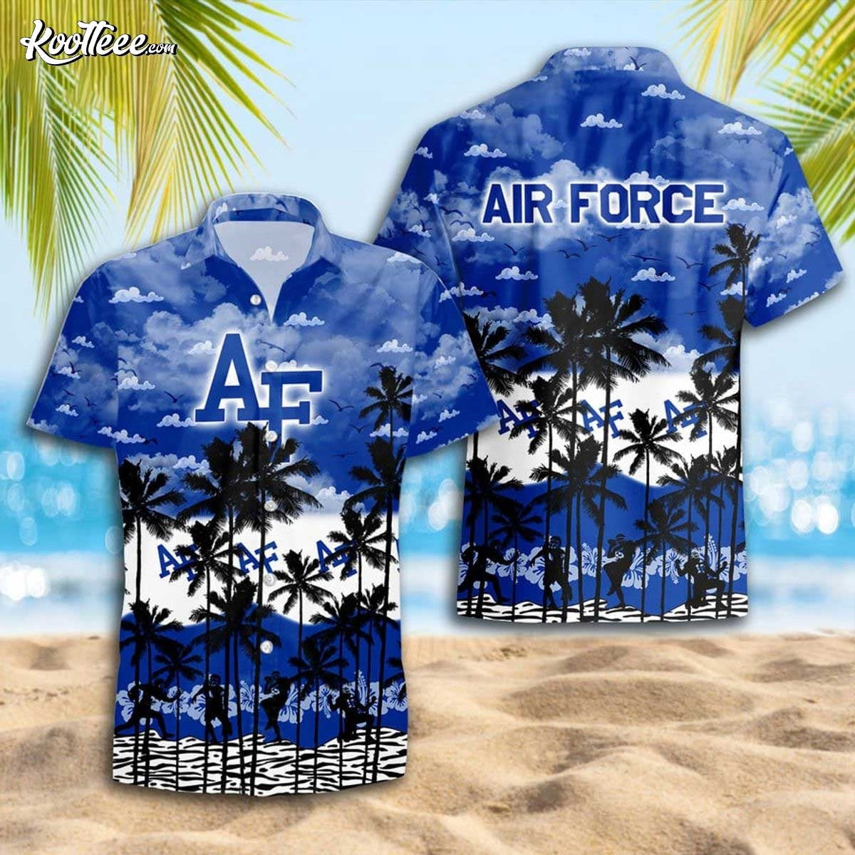 Air Force Falcons Summer Tropical Hawaiian - Adult & Kids T-Shirts, Sweatshirts & Hoodies apparel design preview 1