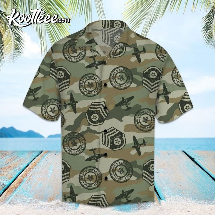 Air Force Summer Hawaiian - Adult & Kids T-Shirts, Sweatshirts & Hoodies apparel design preview 1