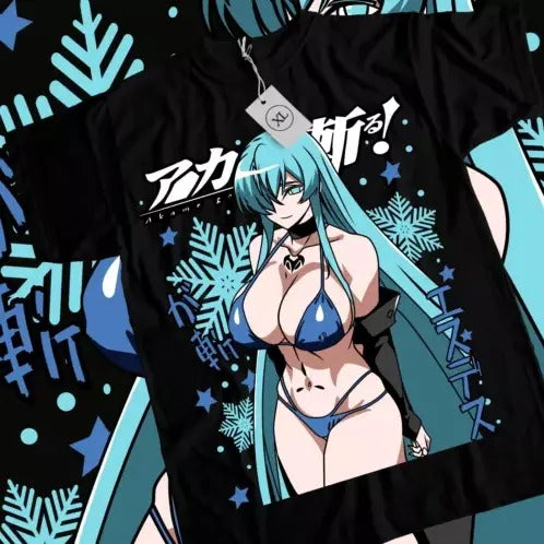 Akame Ga Kill Esdeath S Waifu Anime All Size - Adult & Kids T-Shirts, Sweatshirts & Hoodies apparel design preview 1