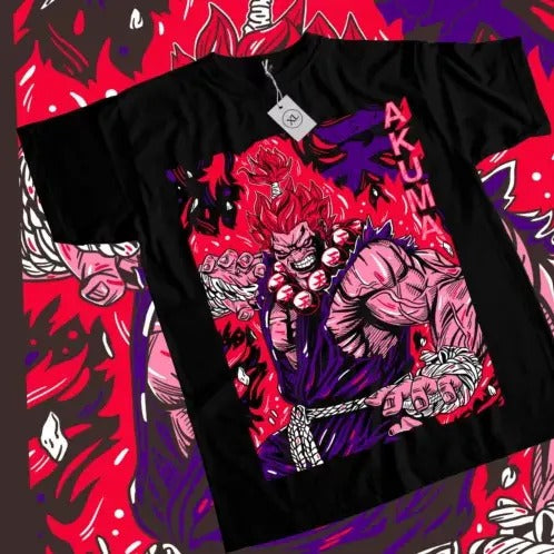Akuma Gouki Karate Street Fighter Video Games - Adult & Kids T-Shirts, Sweatshirts & Hoodies apparel design preview 1