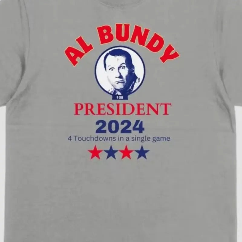 Al Bundy President Cotton Top Gray Fabric Classic - Adult & Kids T-Shirts, Sweatshirts & Hoodies apparel design preview 1