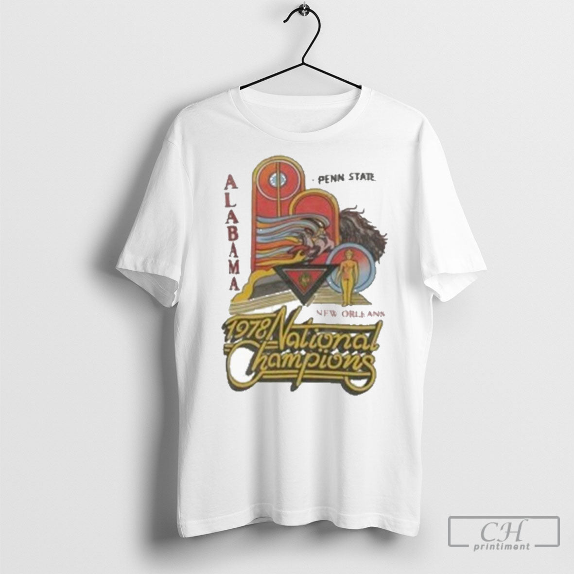 Alabama Vs Penn State 1978 National Champions - Adult & Kids T-Shirts, Sweatshirts & Hoodies apparel design preview 1