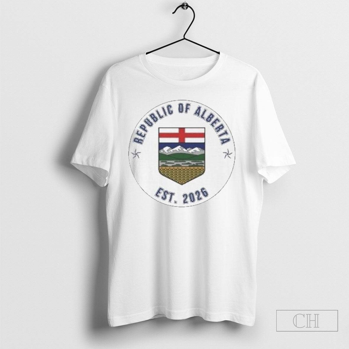 Alberta Republic Badge Est 2026 Heritage - Adult & Kids T-Shirts, Sweatshirts & Hoodies apparel design preview 1