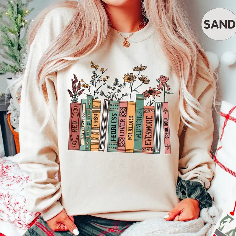Albums As Books Last Album Book Lovers TS 1989 Swift - Adult & Kids T-Shirts, Sweatshirts & Hoodies apparel design preview 1