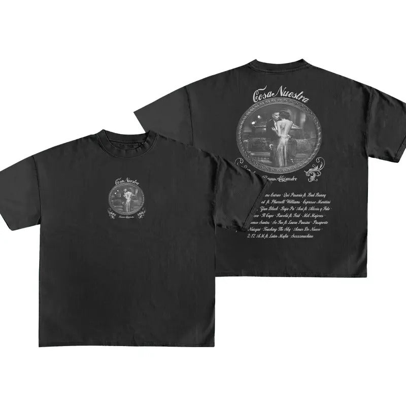 Alejandro Cosa Nuestra Rauw Album Rap Hip Hop Fans - Adult & Kids T-Shirts, Sweatshirts & Hoodies apparel design preview 1
