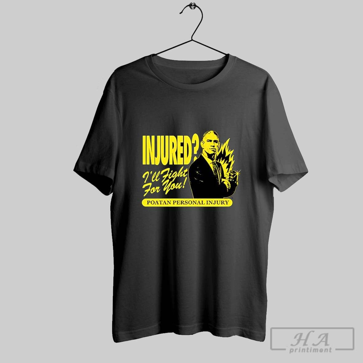 Alex Poatan Pereira Injured Ill Fight For You - Adult & Kids T-Shirts, Sweatshirts & Hoodies apparel design preview 1