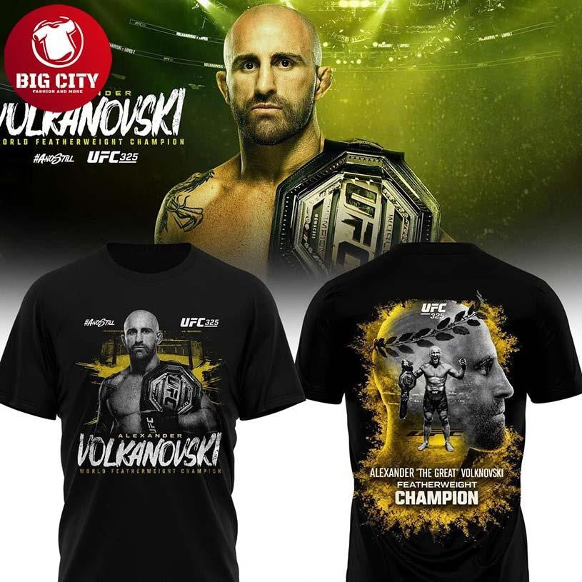 Alexander Volkanovski 2026 UFC 325 Featherweight - Adult & Kids T-Shirts, Sweatshirts & Hoodies apparel design preview 1