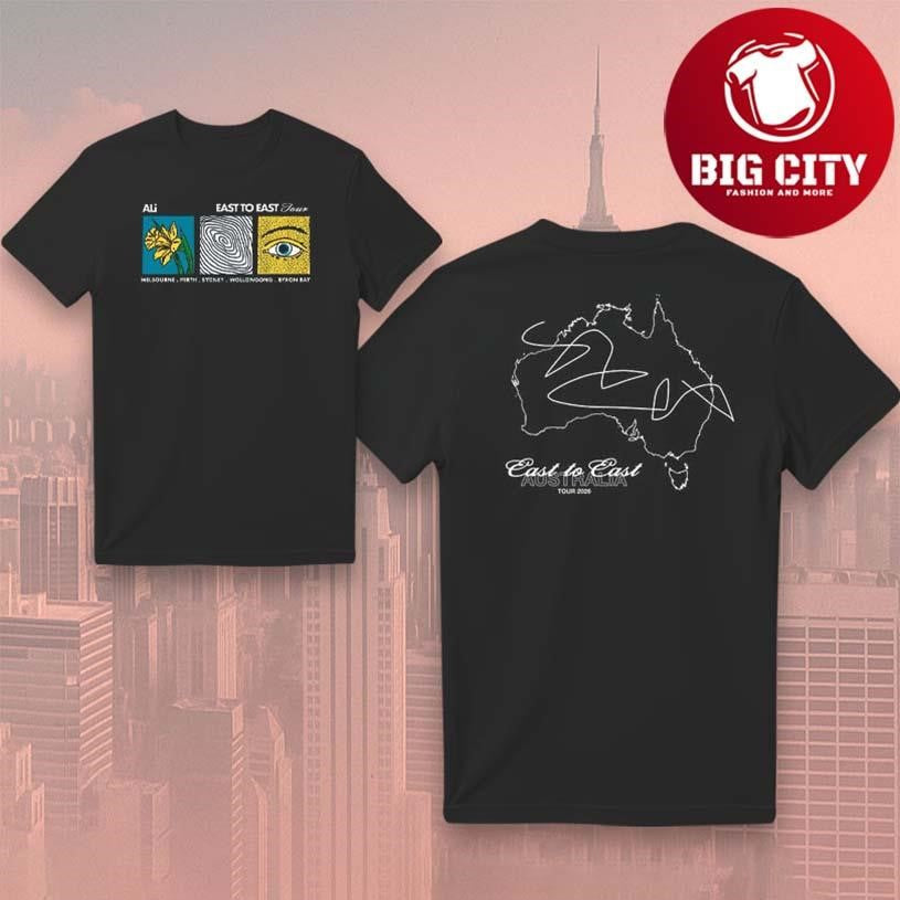 Ali AUS Tour 2026 East to Dandelion Two Sided - Adult & Kids T-Shirts, Sweatshirts & Hoodies apparel design preview 1
