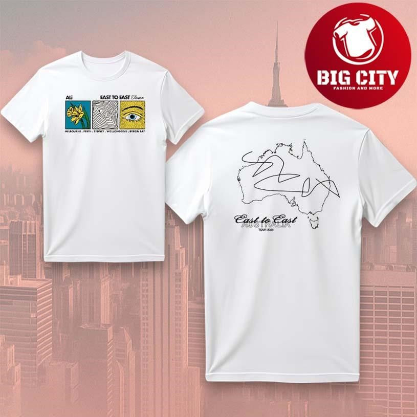 Ali East to Australia Tour Dandelion Two Sided - Adult & Kids T-Shirts, Sweatshirts & Hoodies apparel design preview 1