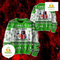 Alice Cooper Santa Claus Rock Music Holiday Ugly Christmas Sweater - Holiday Gift product image