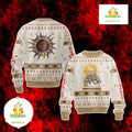Alice In Chains Sun Logo Rock Band Holiday Ugly Christmas Sweater - Holiday Gift product image