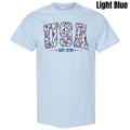 All American Floral USA Gildan Short Sleeve 'NLB' - Adult & Kids T-Shirts, Sweatshirts & Hoodies apparel design preview 1