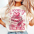 All Booked Valentine'S Valentine Coquette Bow Teacher - Adult & Kids T-Shirts, Sweatshirts & Hoodies apparel design preview 1
